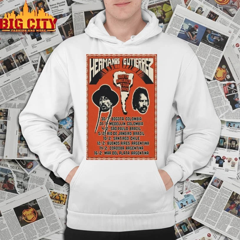 Hermanos Gutierrez South America Tour 2026 Poster shirt