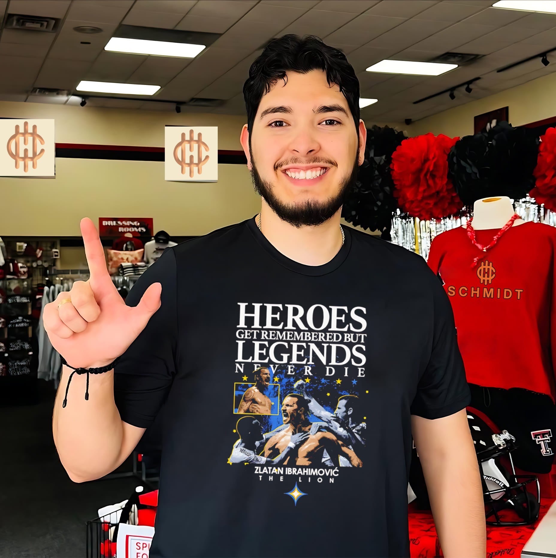 Heroes get remembered but legends never die Zlatan Ibrahimovic the lion shirt