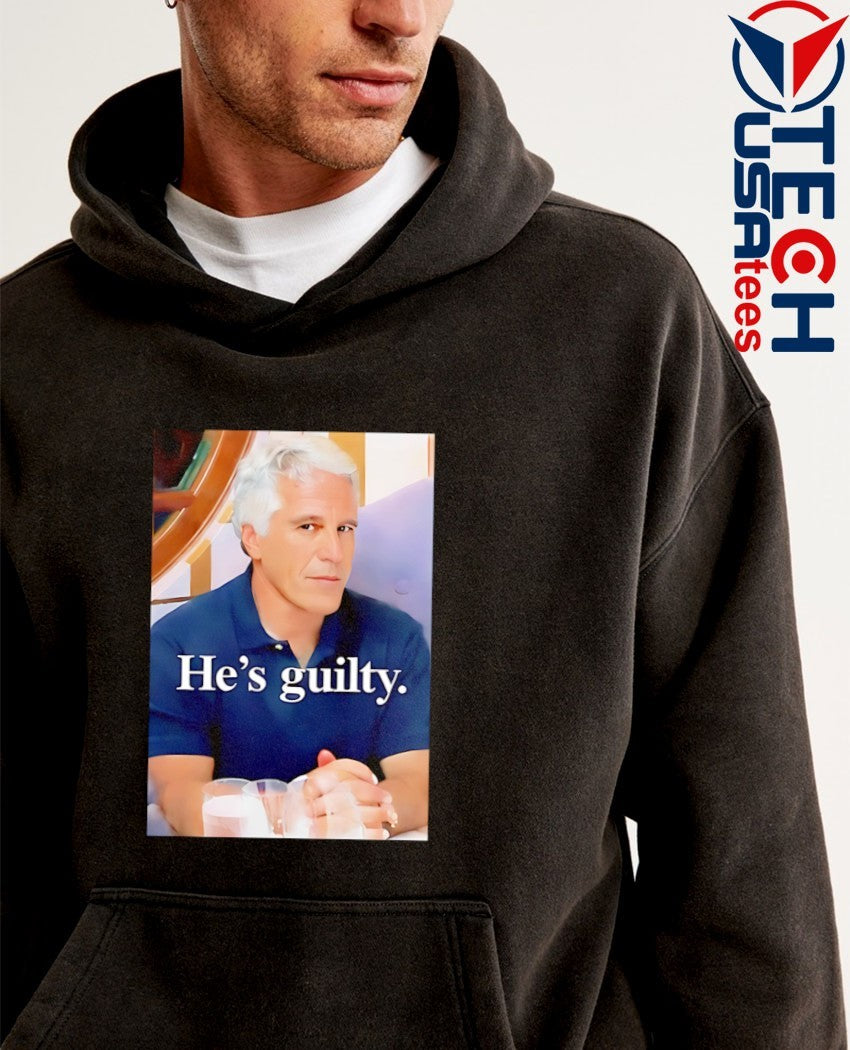 He’s Guilty Island Jeffrey Epstein shirt