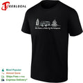 Het leven is beter bij het kampvuur Camping Trailer Pine Tree Nature shirt