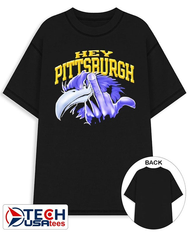 Hey Pittsburgh Ray Lewis Baltimore Ravens middle finger shirt