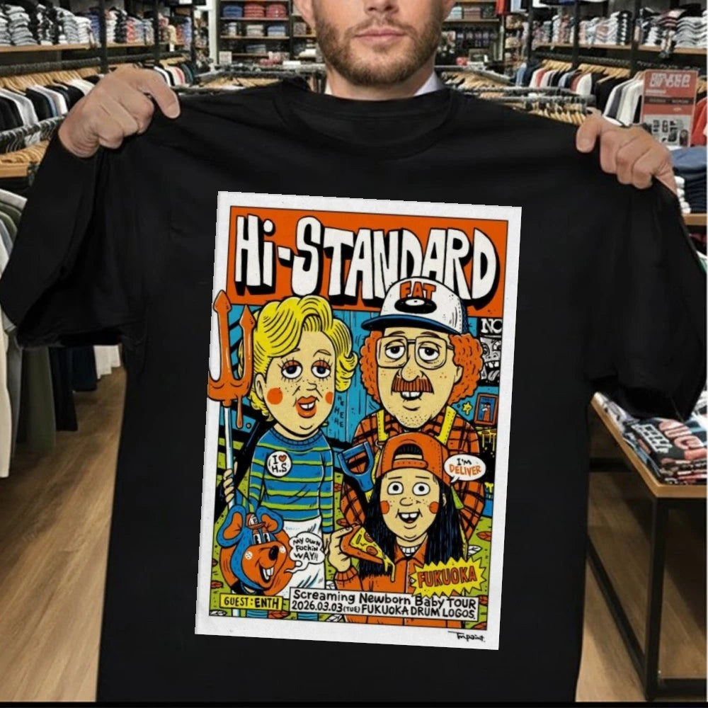 Hi-Standard Screaming Newborn Baby Tour Poster Shirt