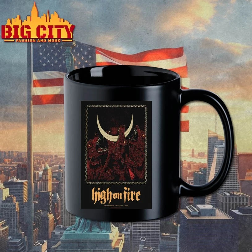 High On Fire Berlin, Germany 2025 Event Poster shirts