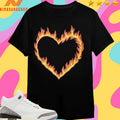 High Potential Morgan Croft Fire Heart Shirts
