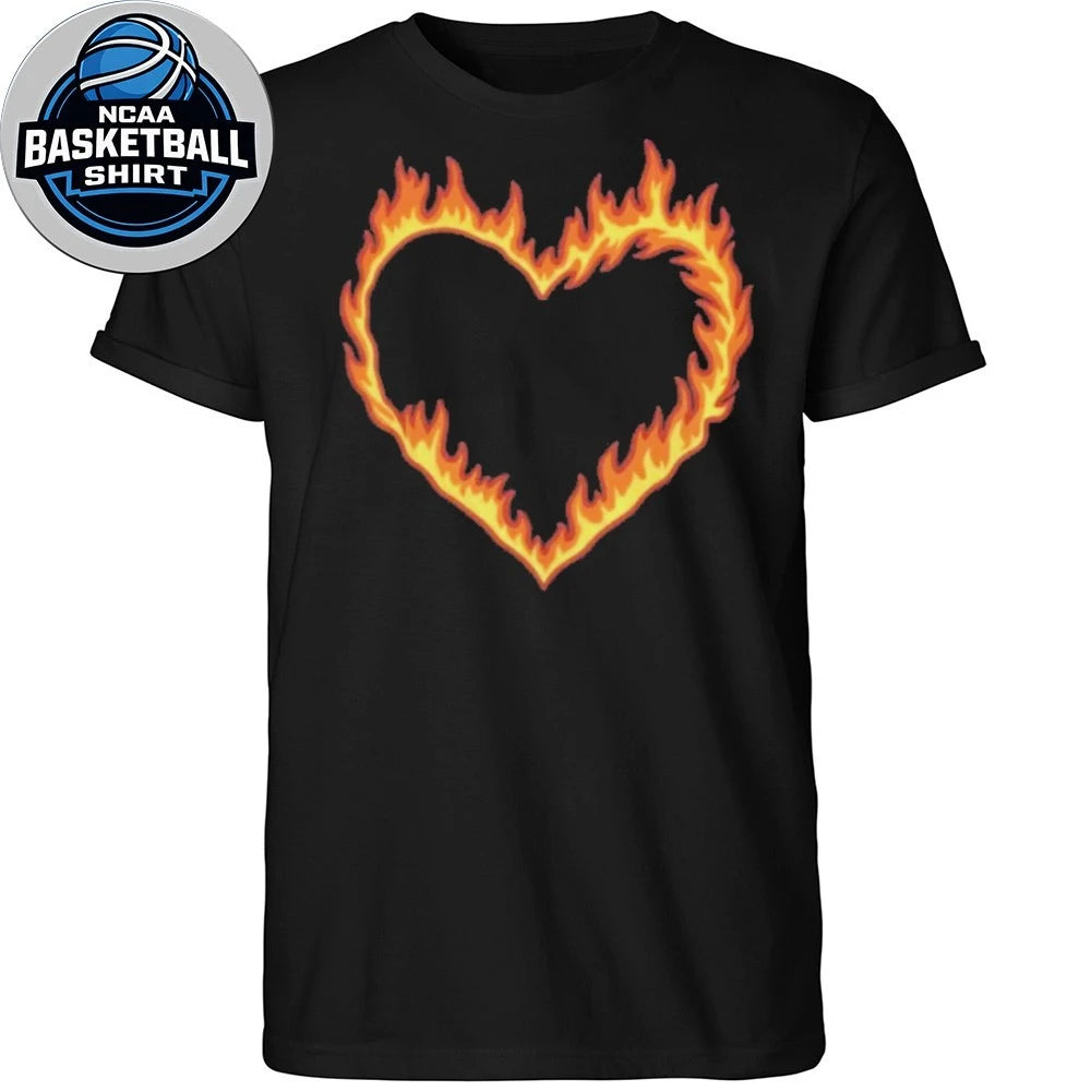 High Potential Morgan Croft Flame Heart Graphic Shirt