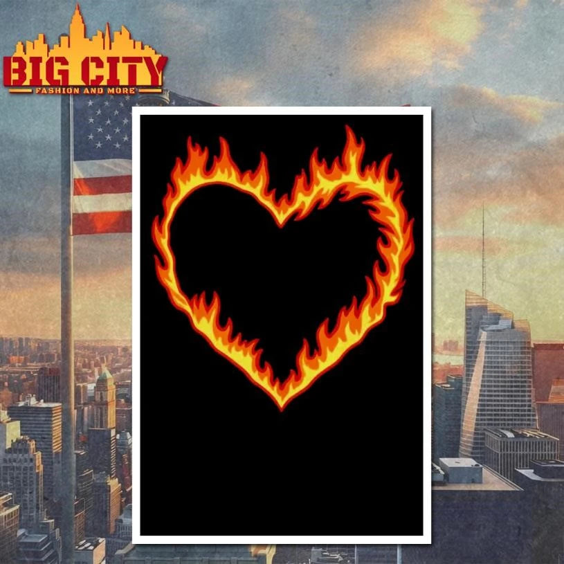High Potential Morgan Croft Ring Of Fire Heart Shirt