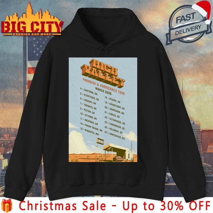 High Valley Paradise Hurricanes March 2026 Poster shirt
