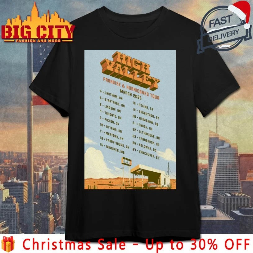 High Valley Paradise Hurricanes March 2026 Poster shirt
