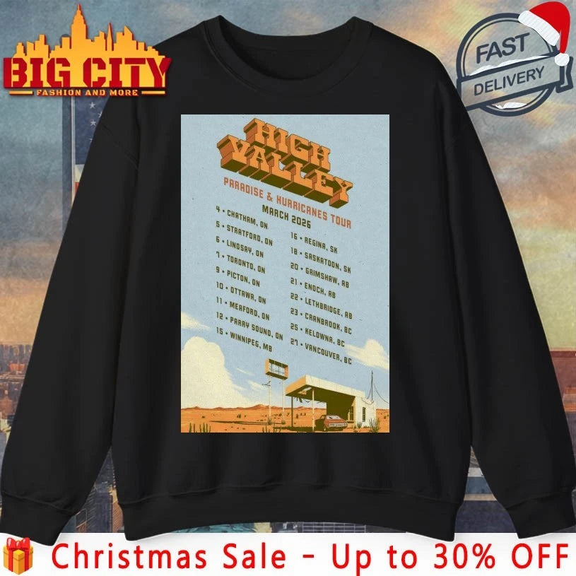 High Valley Paradise Hurricanes March 2026 Poster shirt