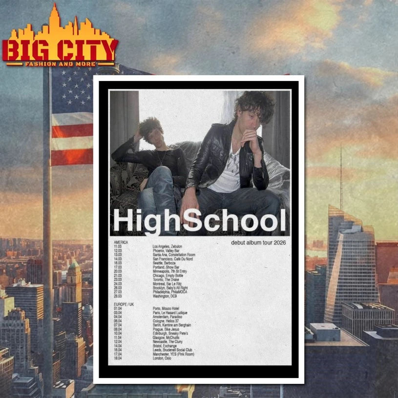 HighSchool Debut Album 2026 New Poster shirt