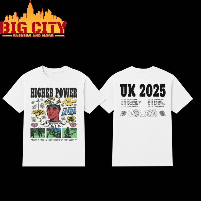 Higher Power Tour UK 2025 Two Sided Shirt