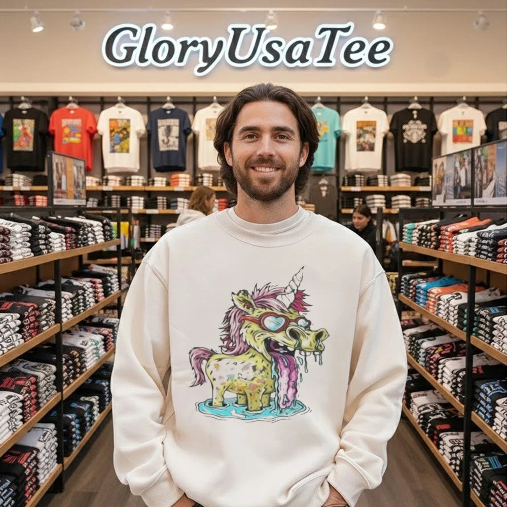 Hills Draws Unicorn White Shirt