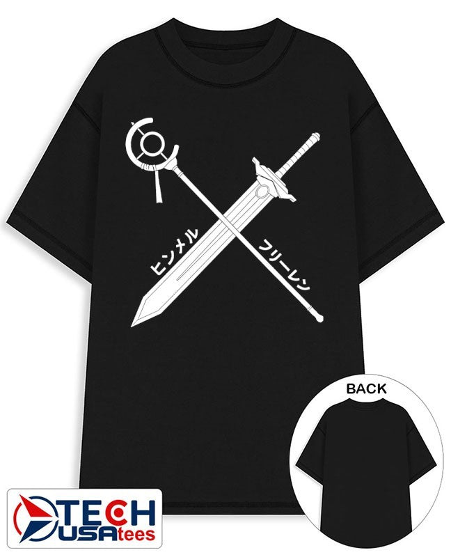 Himmel x Frieren Sword and Staff Japanese shirt