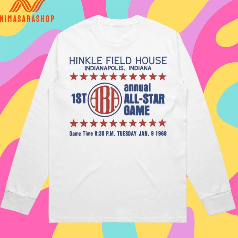 Hinkle Field House Indianapolis Indiana 1st Aba Annual All-Star Game Shirts