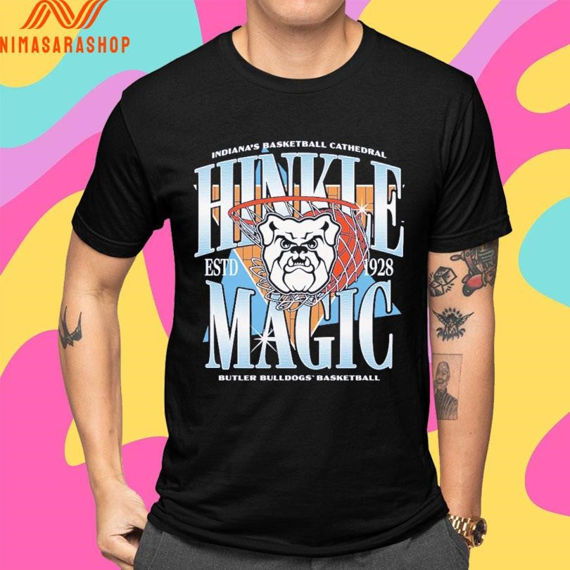 Hinkle Magic Indiana’s Basketball Cathedral Butler Bulldogs Basketball Butler Bulldogs Basketball Estd 1928 Shirts