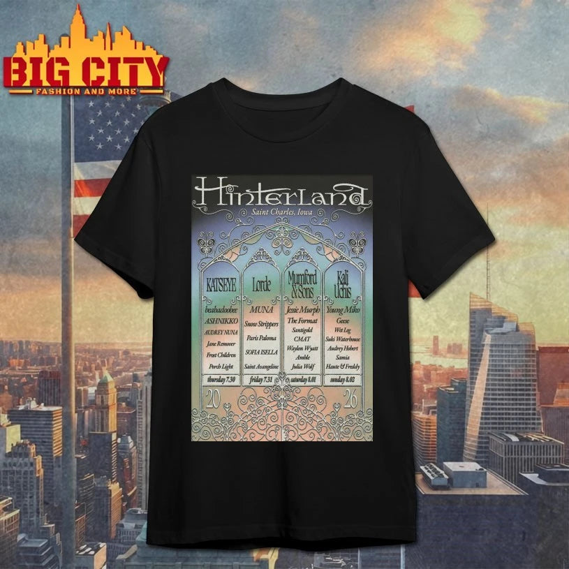 Hinterland St. Charles Iowa Jul 30-Aug 2 2026 Poster shirt
