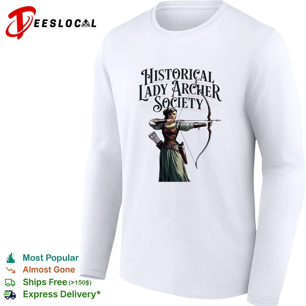 Historical lady archer society shirt