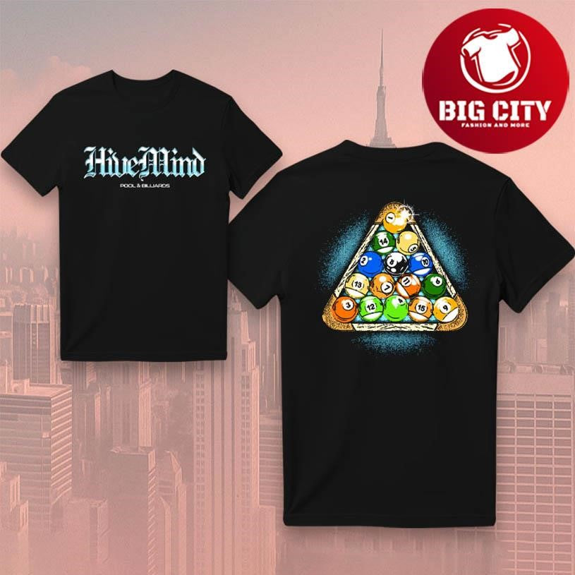 Hivemind Billiards 2025 Two Sided Shirt