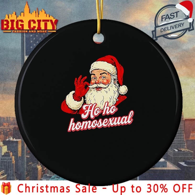 Ho Ho Homosexual Santa Claus Christmas shirt