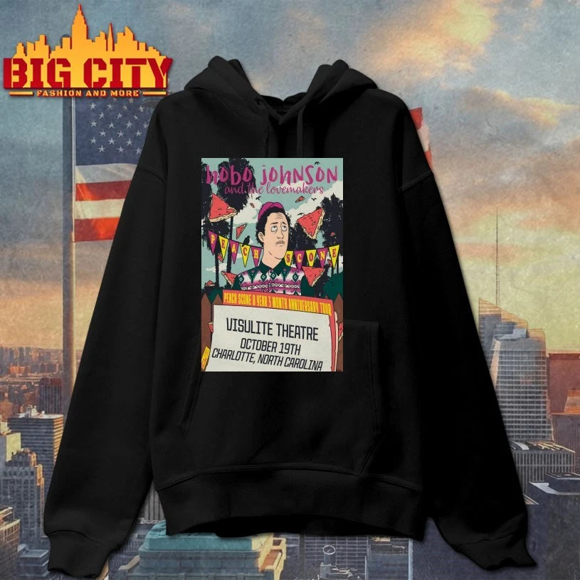 Hobo Johnson Oct 19 2025 Charlotte NC-Visulite Theatre Poster Shirt