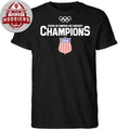 Hockey Champions USA And Canada Olympics ICE Hockey Logo T-Shirt