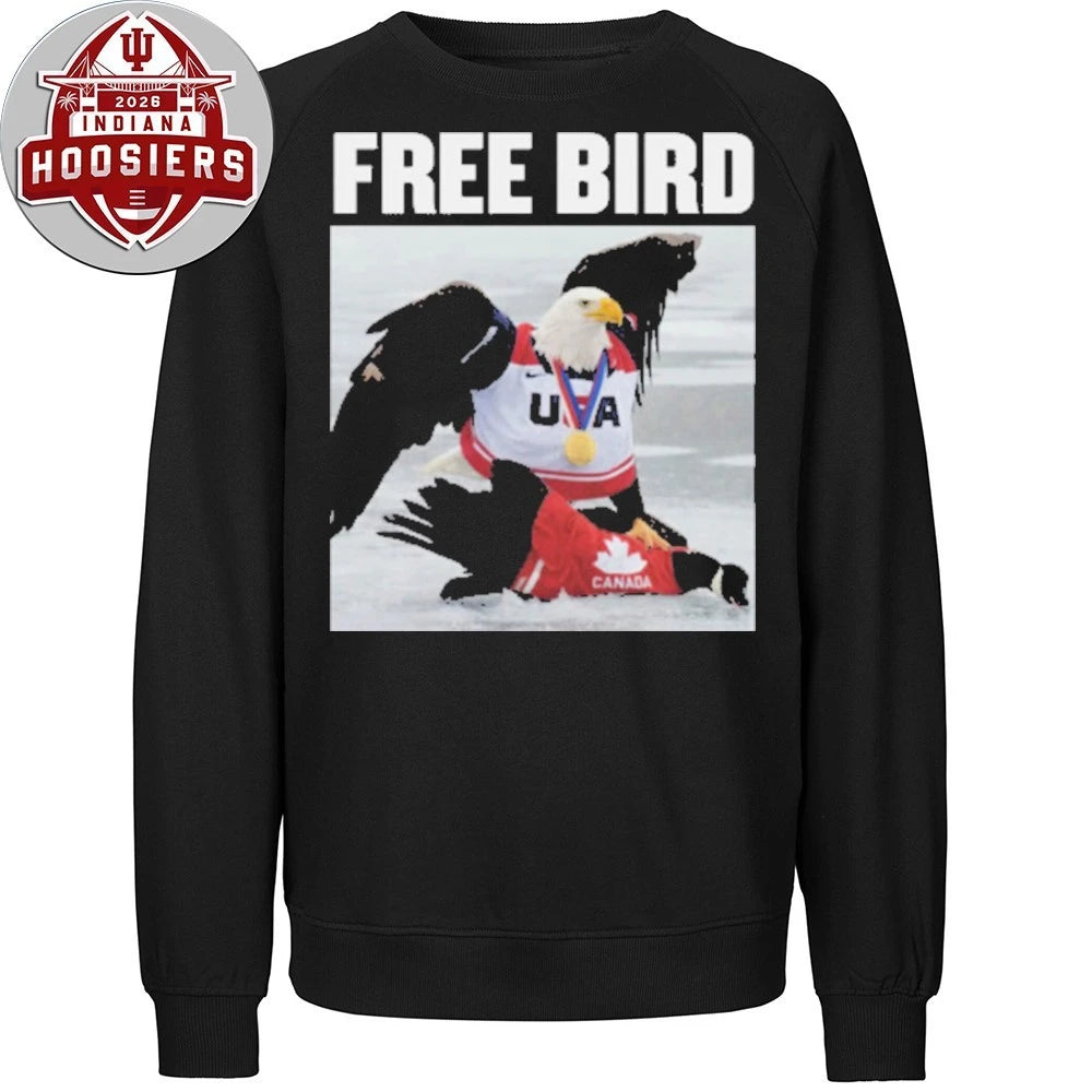 Hockey Champions USA Ice hockey between the US and Canada T-Shirt