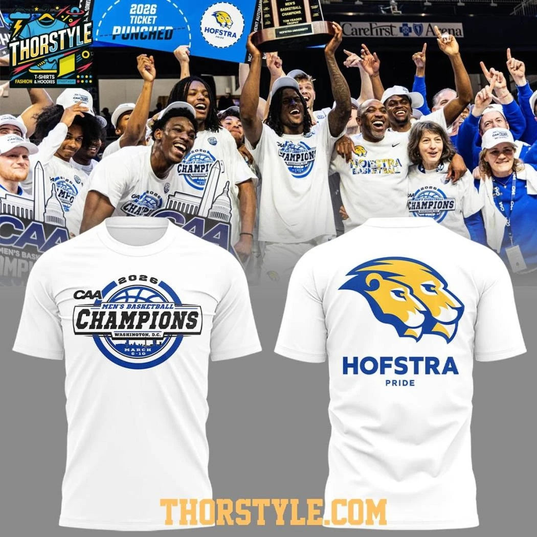 Hofstra Pride Men’s Basketball Are The Champions 2026 Shirt