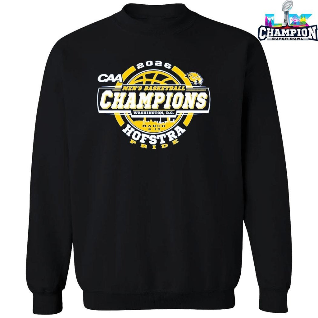 Hofstra University Pride 2026 Caa Men’s Basketball Tournament Champions Shirt