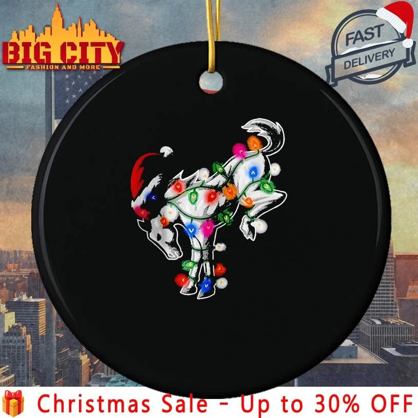 Holly Jolly Ford Bronco Horse light Christmas Shirt