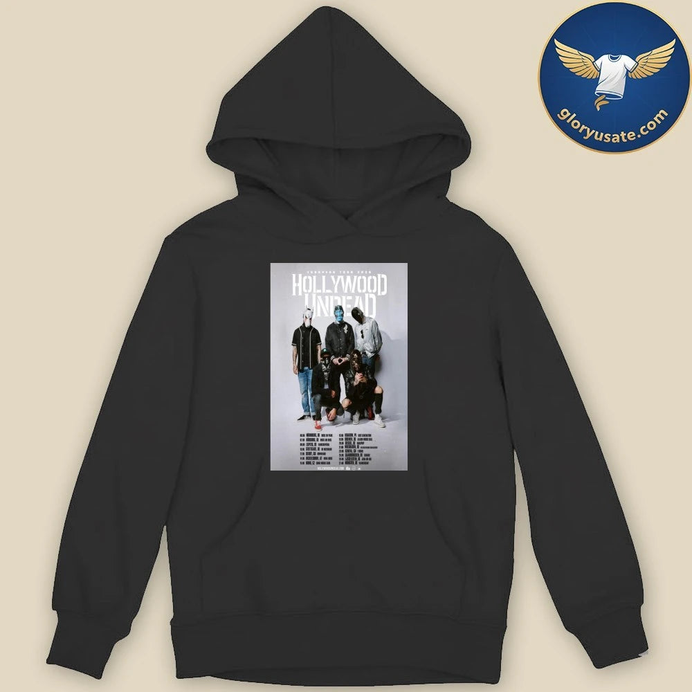 Hollywood Undead European Tour 2026 Poster Shirt