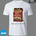 Holy Smokes Light Up For The Lord Cigarettes T-shirts
