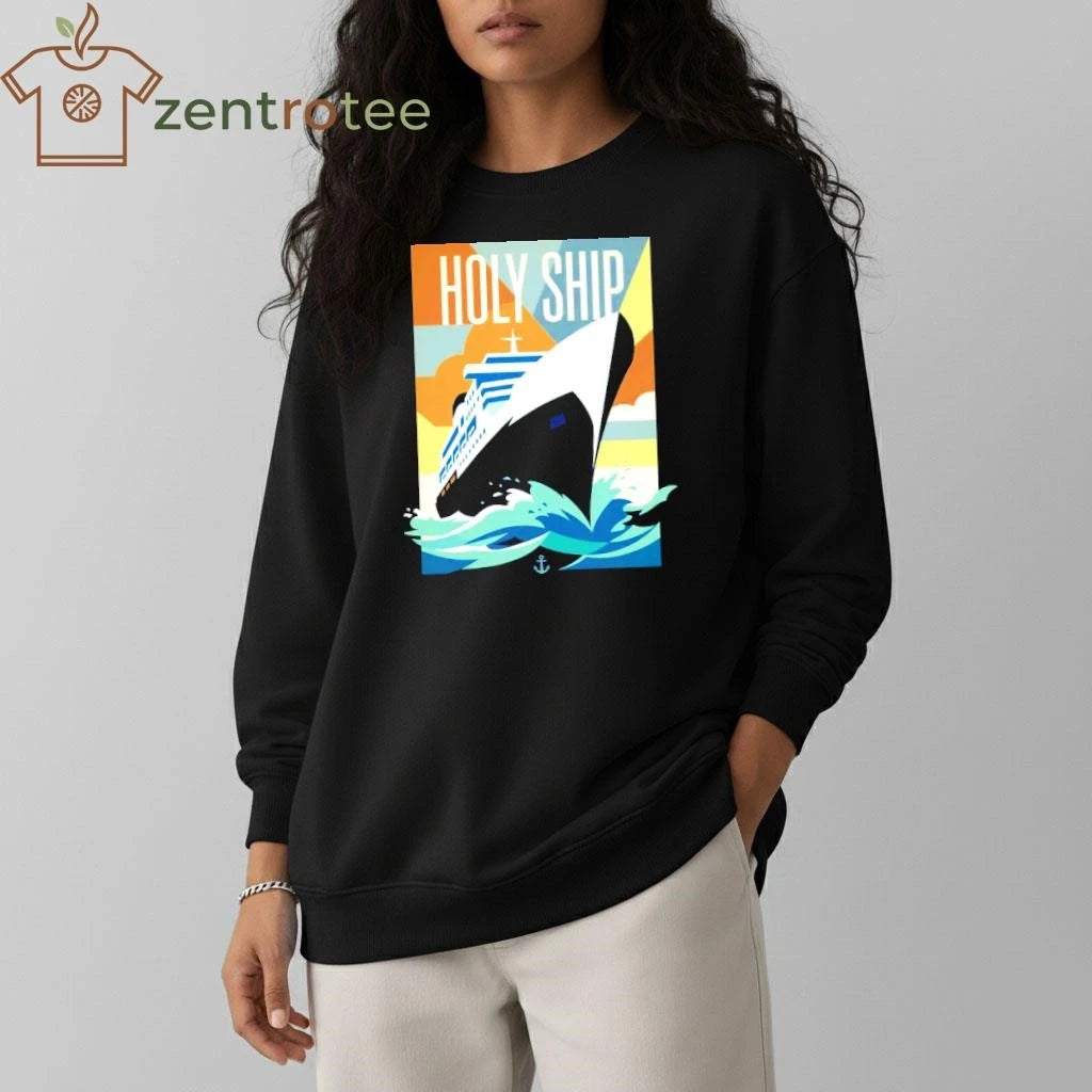 Holy ship paint tee