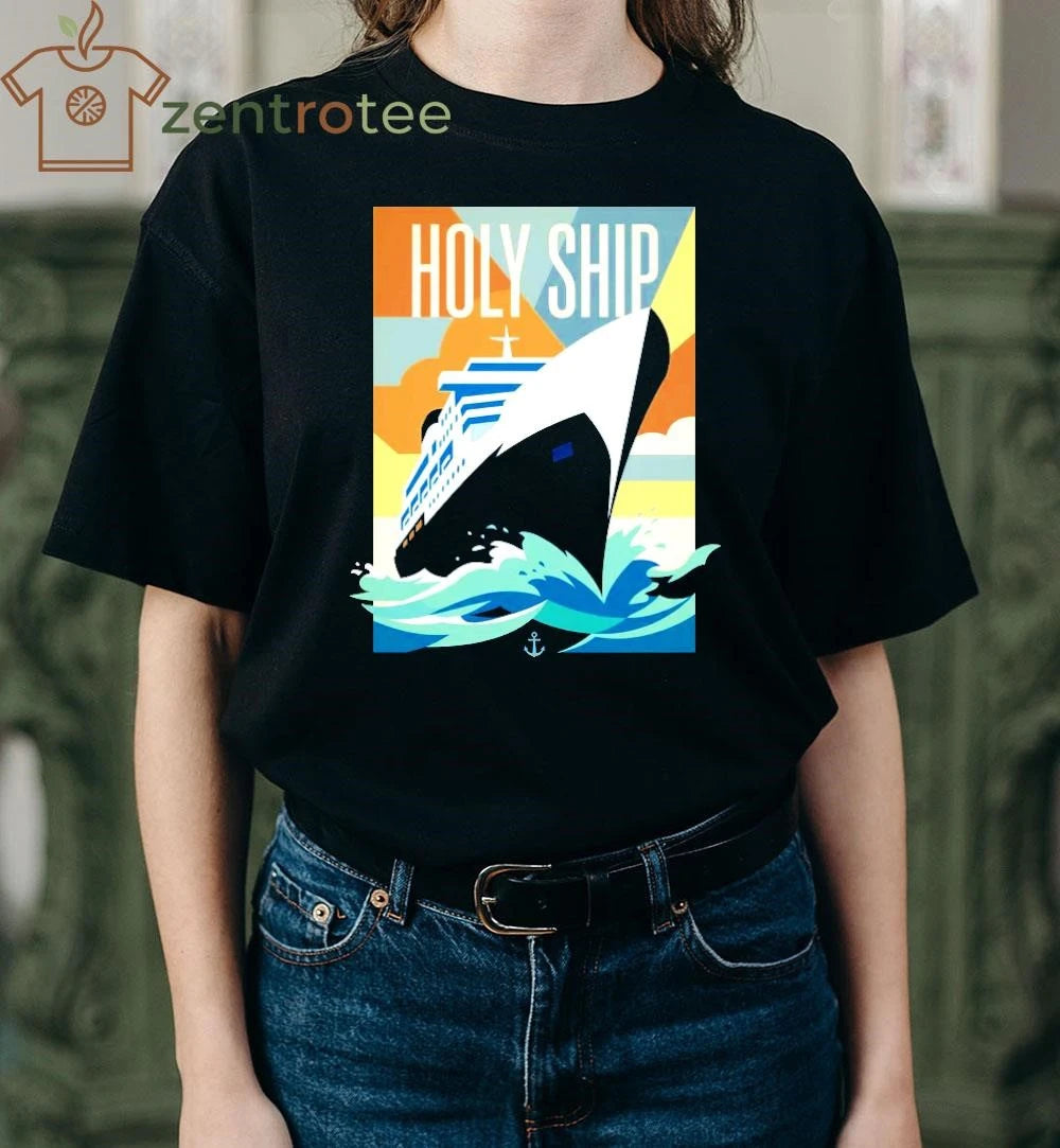 Holy ship paint tee
