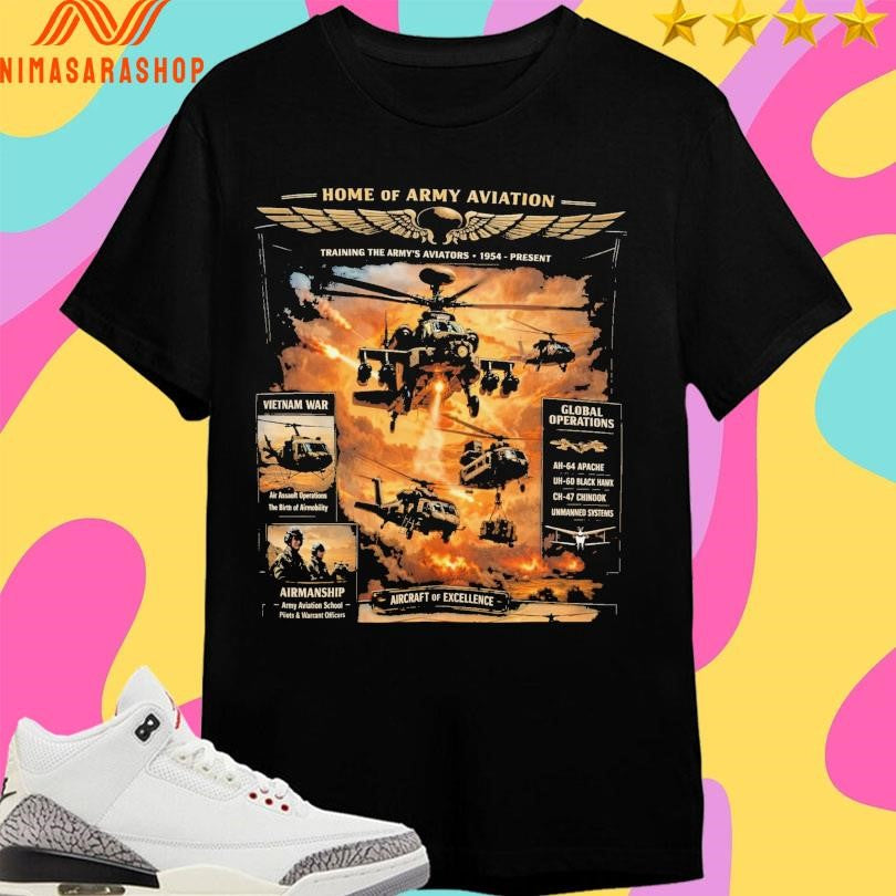Home Of Army Aviation Training The Army’s Aviators 1954 Present Shirts
