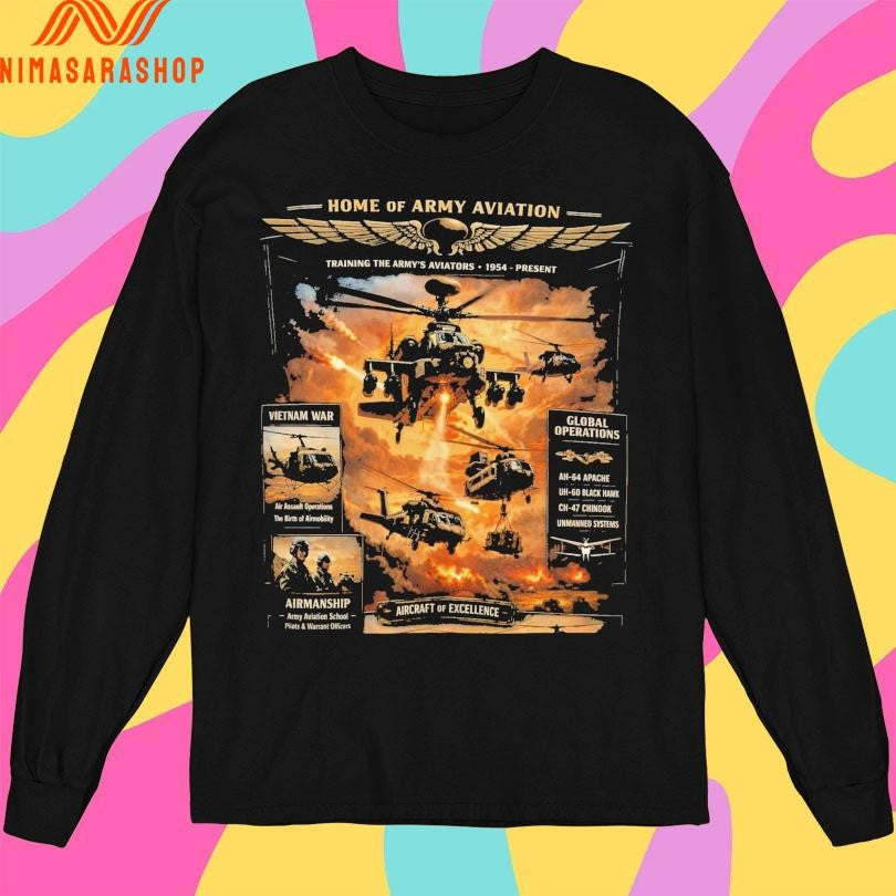 Home Of Army Aviation Training The Army’s Aviators 1954 Present Shirts