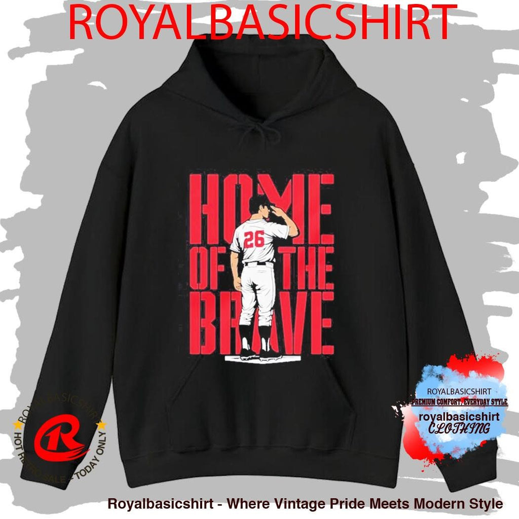 Home Of The Brave No 26 Baseball Shirt