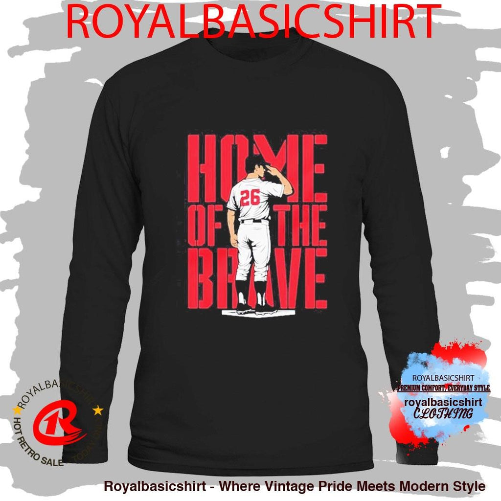 Home Of The Brave No 26 Baseball Shirt