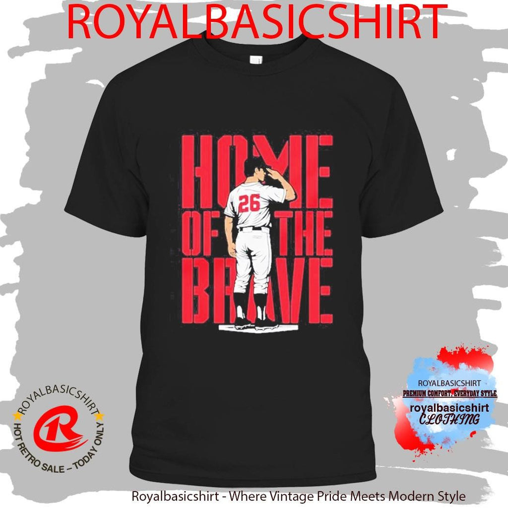 Home Of The Brave No 26 Baseball Shirt