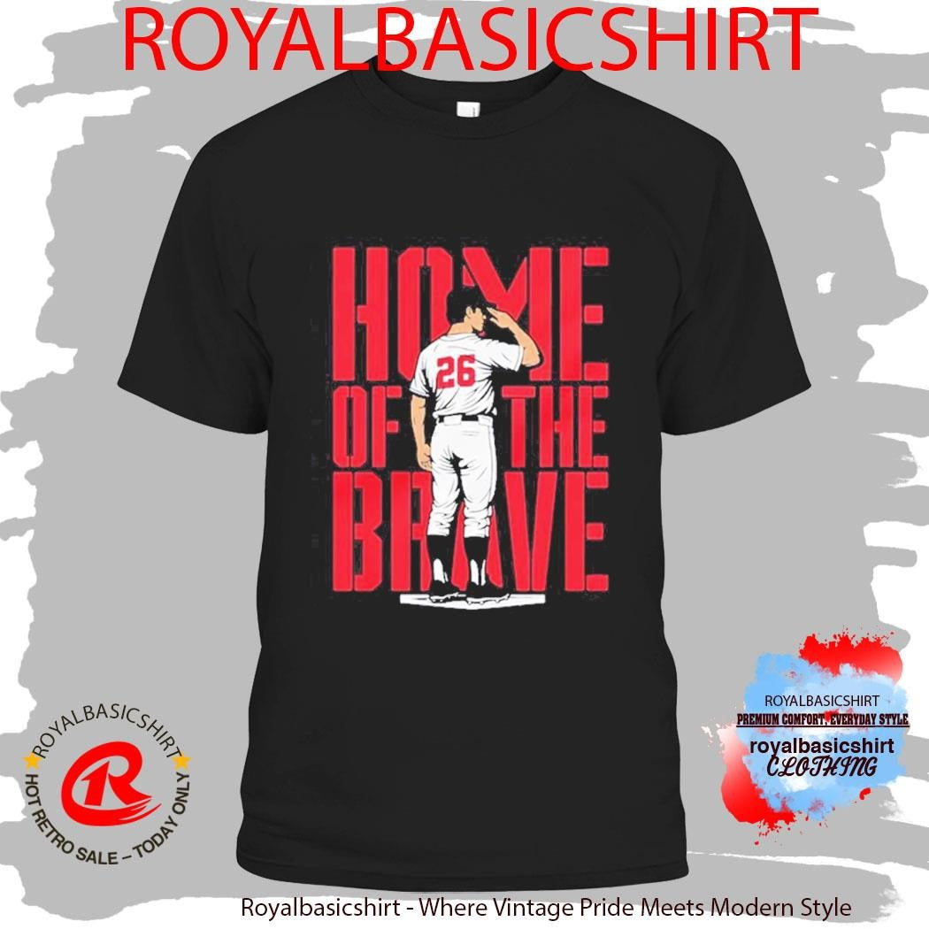 Home Of The Brave No 26 Baseball Shirt