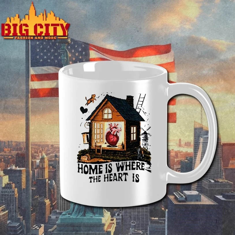 Home is where the heart is t-shirt
