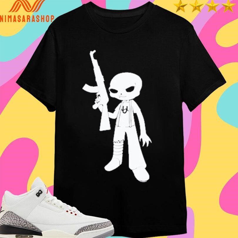 Homestuck Caliborn Silhouette Shirts
