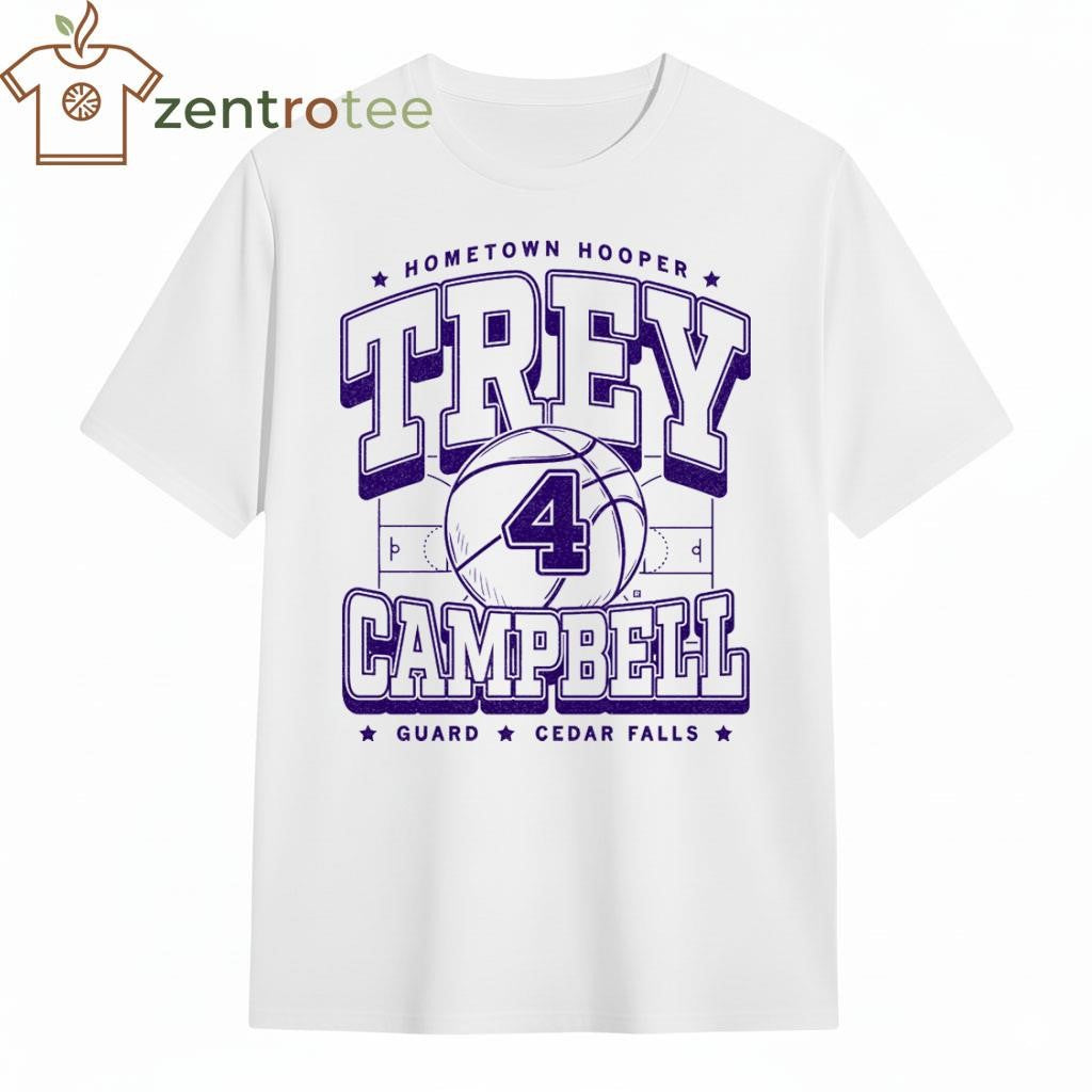 Hometown Hooper Trey Campbell 4 Max Collegiate shirt