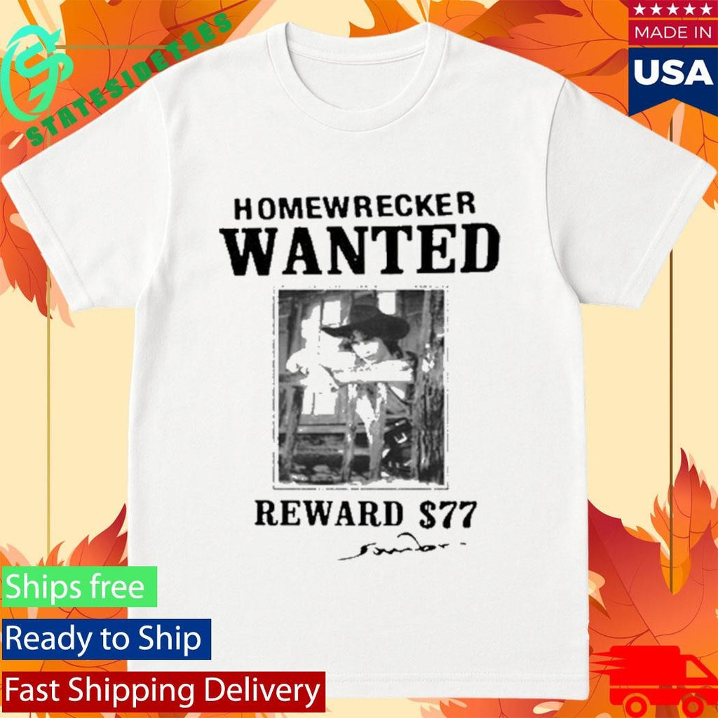 Homewrecker Sombr Wanted White Signed Shirt