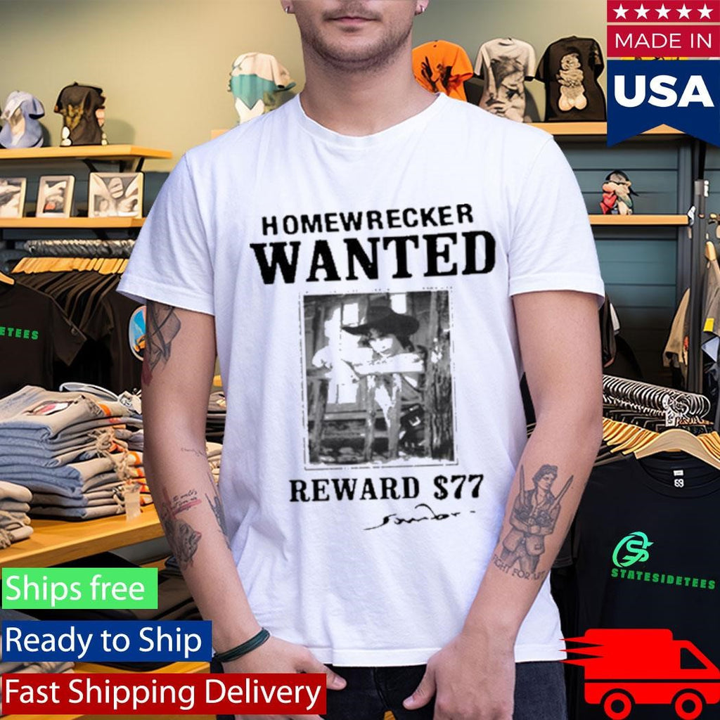 Homewrecker Sombr Wanted White Signed Shirt