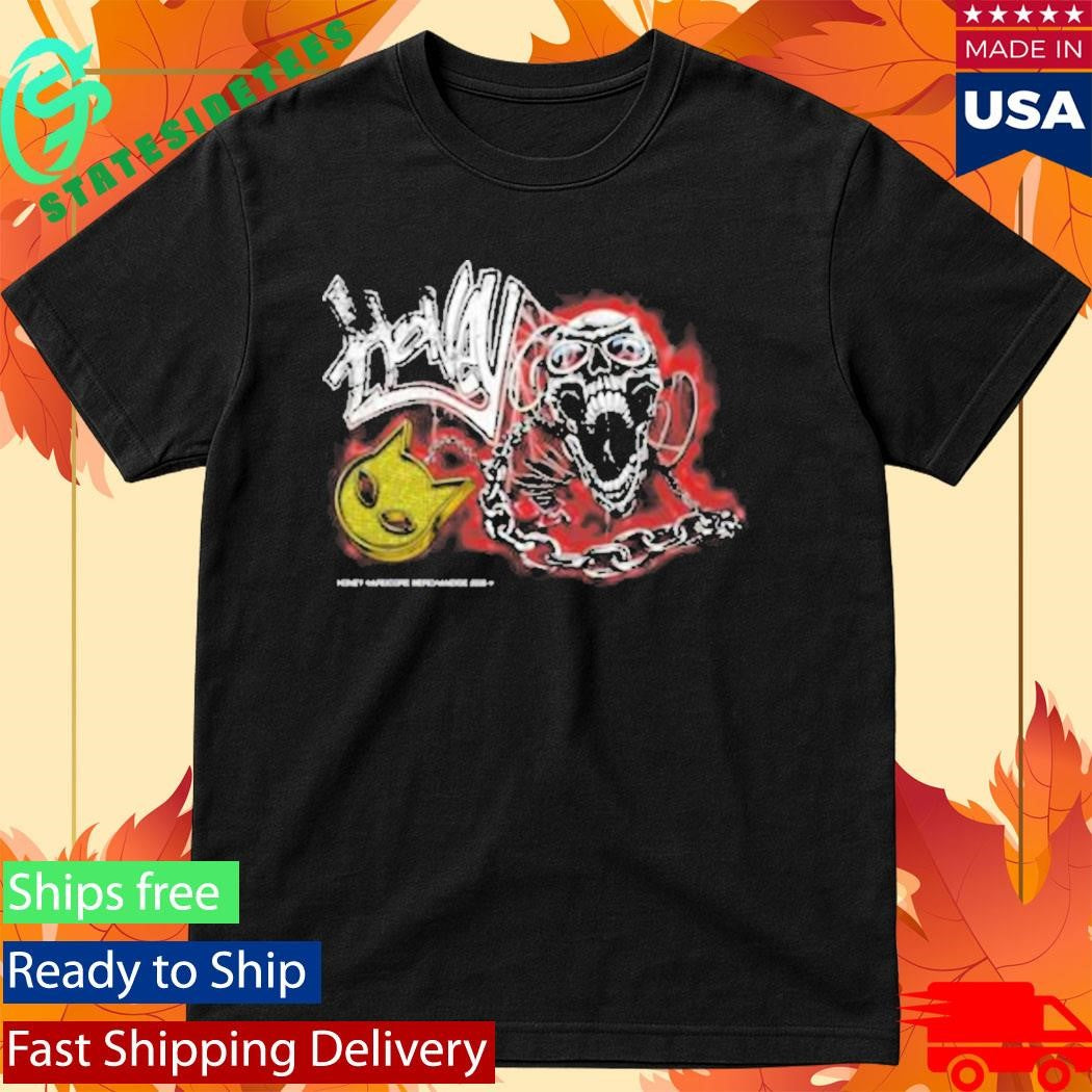 Honey Cold Steel Rage Skull Shirt