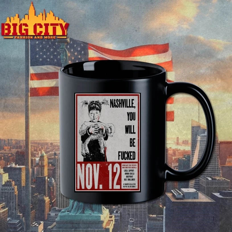 Hong Kong Fuck You Nashville Nov 12 2025 Poster shirt