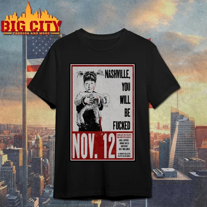 Hong Kong Fuck You Nashville Nov 12 2025 Poster shirt