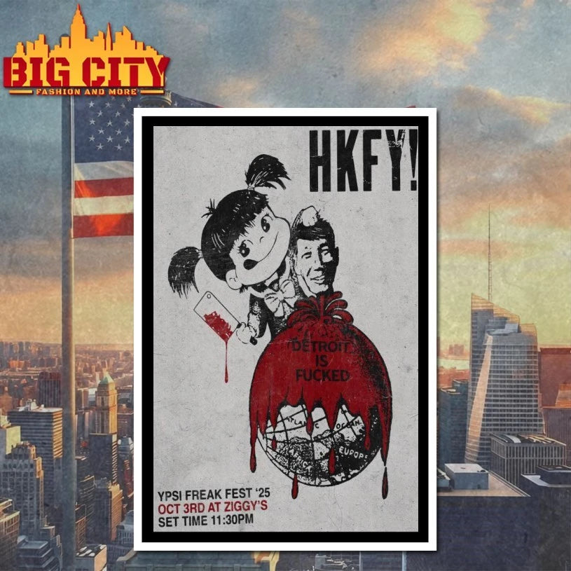 Hong Kong Fuck You Tour Detroit, MI Oct 2025 Poster Shirt