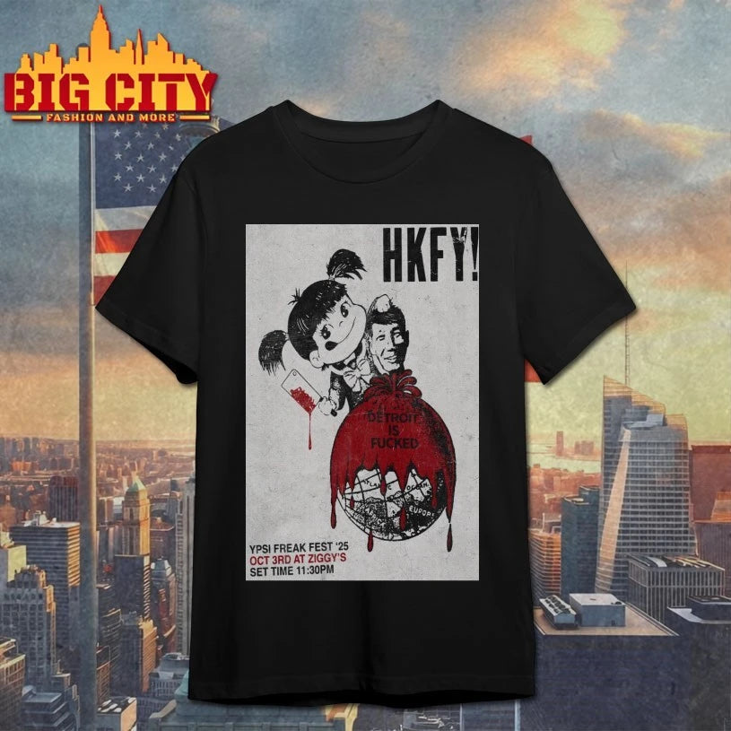 Hong Kong Fuck You Tour Detroit, MI Oct 2025 Poster Shirt