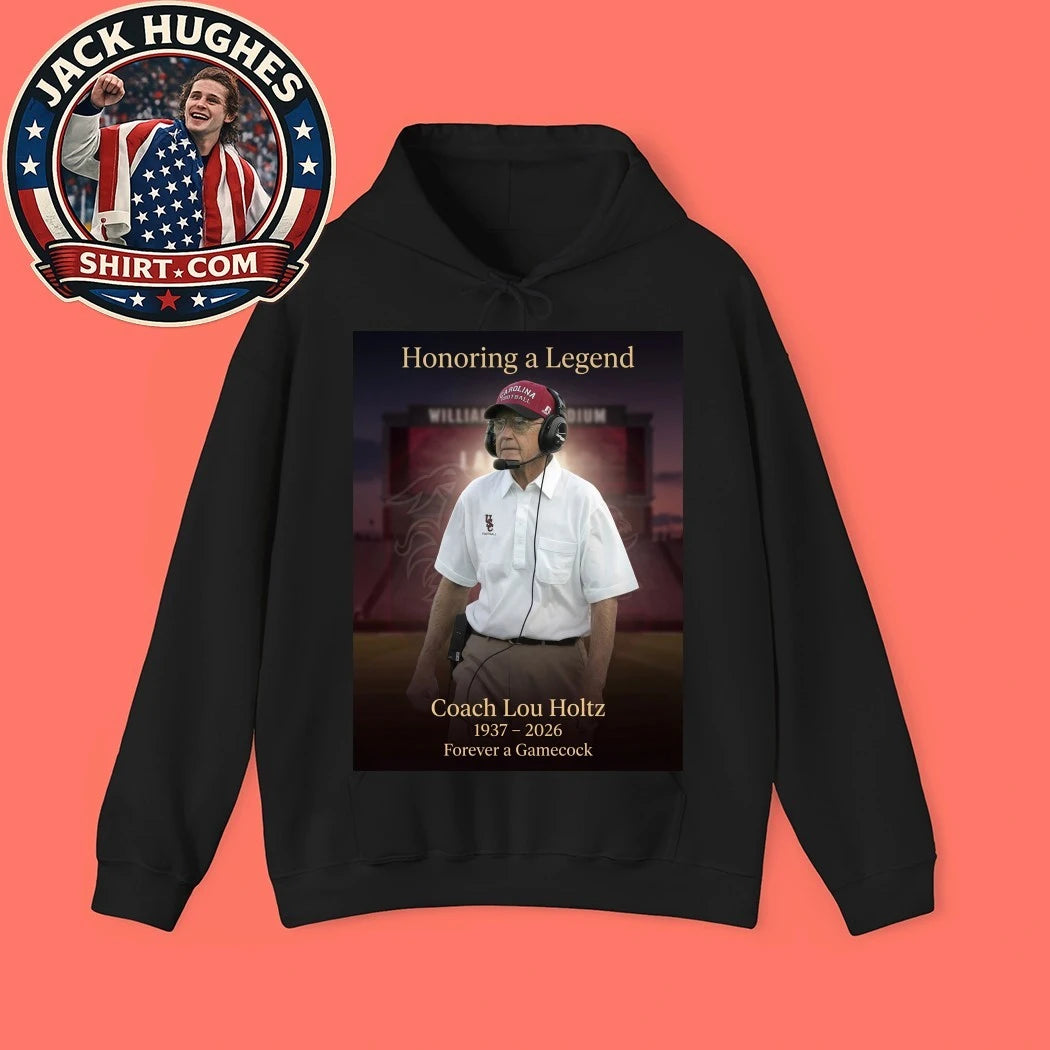 Honoring a Legend Coach Lou Holtz 1937-2026 Forever a Gamecock Shirt